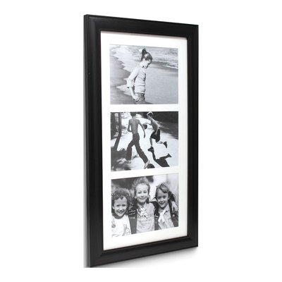 Black Three-Opening 5x7 Collage Photo Frame – view 2