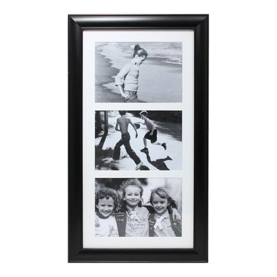 Black Three-Opening 5x7 Collage Photo Frame