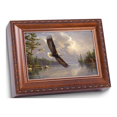 American Eagle Resin Music Box