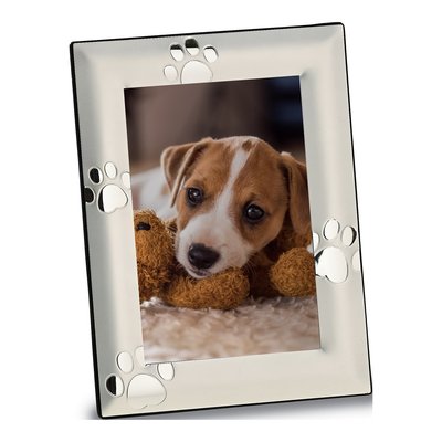 Puppy Paw Prints Aluminum 4x6 Photo Frame – view 2