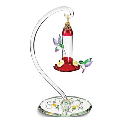 Glass Baron Hummingbirds Figurine