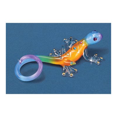 Glass Baron Desert Diamond Gecko Handcrafted Figurine – view 3