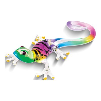 Glass Baron Island Gypsy Gecko Handcrafted Figurine – view 2