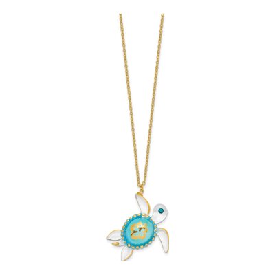 Glass Baron Sea Turtle Necklace – view 2