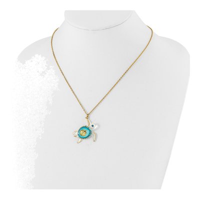 Glass Baron Sea Turtle Necklace – view 3