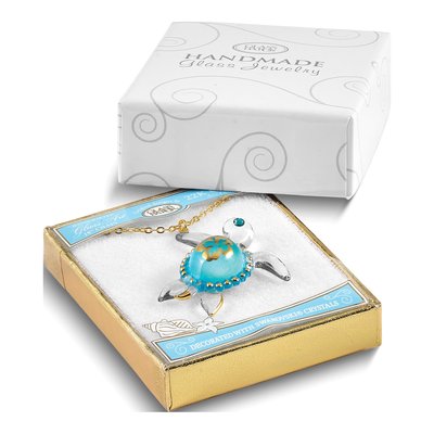 Glass Baron Sea Turtle Necklace – view 5