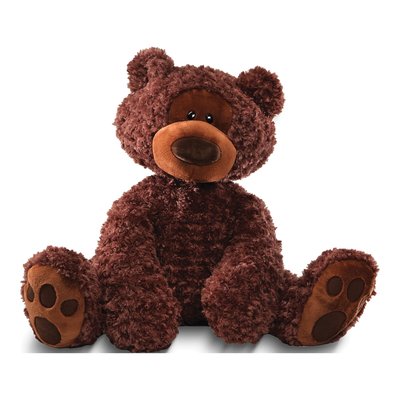 Gund Philbin 29" Chocolate Brown Plush Teddy Bear