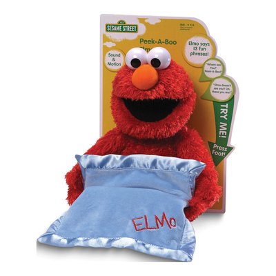 Gund Sesame Street Peek A Boo Elmo Animated Plush