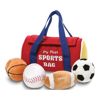 Baby Gund My First Sportsbag Plush Playset