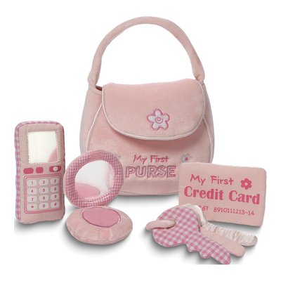 Baby GUND My First Purse Pink Plush Playset