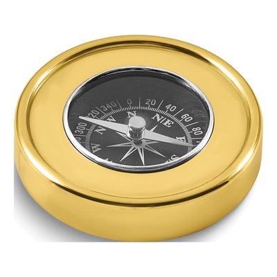 Brass Compass Paperweight