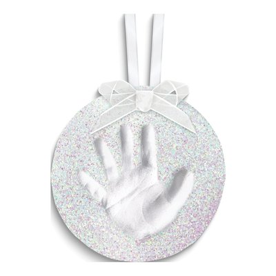 Pearhead Babyprints Glitter Ornament Kit with Clay