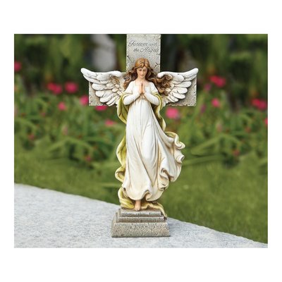 Forever with the Angels Memorial Angel Statue – view 2