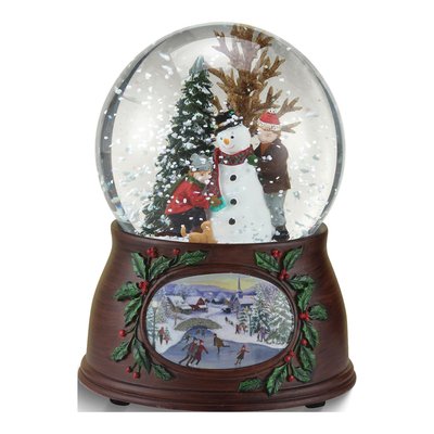 Musical Snowman Water Globe