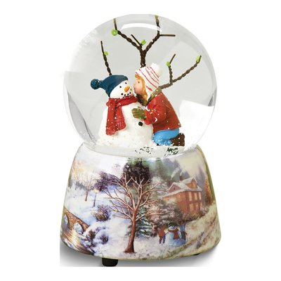 Musical Snowman Water Globe
