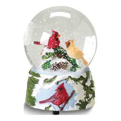 Cardinals Musical Water Globe