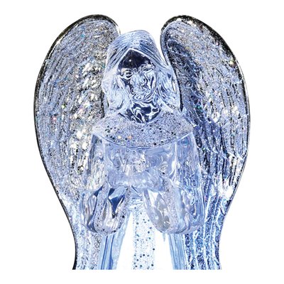 LED Lighted Acrylic Angel Figurine 2-Piece Set – view 3