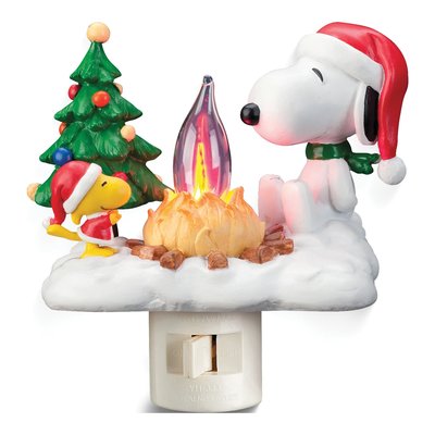 Peanuts Snoopy & Woodstock Flickering Nightlight