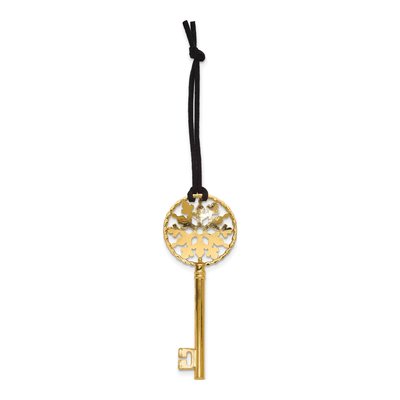 Santa's Christmas Key Ornament with Verse Card – view 2