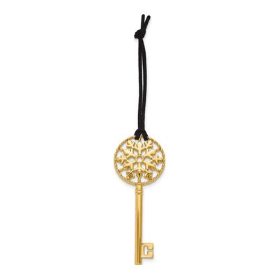 Santa's Christmas Key Ornament with Verse Card – view 3