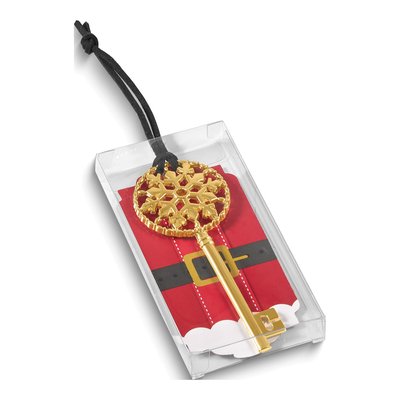 Santa's Christmas Key Ornament with Verse Card – view 4