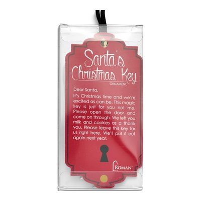 Santa's Christmas Key Ornament with Verse Card – view 5