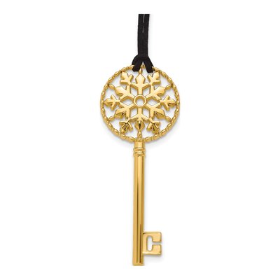 Santa's Christmas Key Ornament with Verse Card
