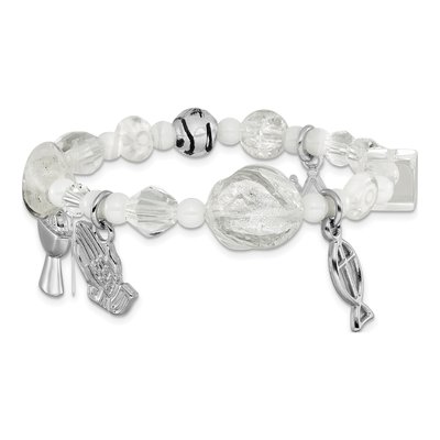 Stories of Faith Communion Stretch Bracelet – view 2