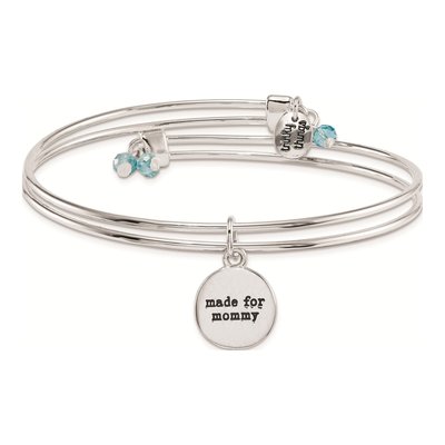 Silver-Tone Trinky Things It's A Boy Star Bracelet/Card – view 2