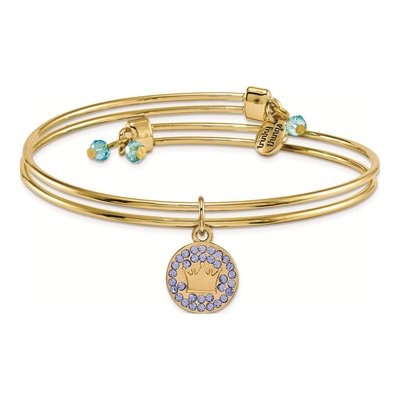 It's a Boy Gold-Tone Bangle Bracelet & Card