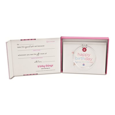 Silver-Plated Birthday Happiness Bangle Bracelet – view 3