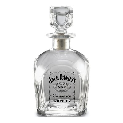 Jack Daniel's Label Glass Decanter