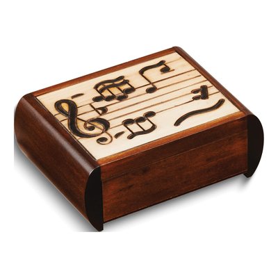 Handcrafted Wood Secret Puzzle Music Box