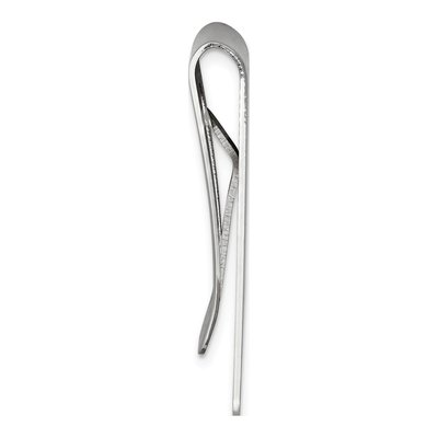 Men's Silver-Tone Deco Pattern Money Clip – view 2