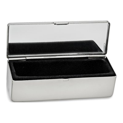 Silver-Tone Swirl Lipstick Case with Mirror – view 2