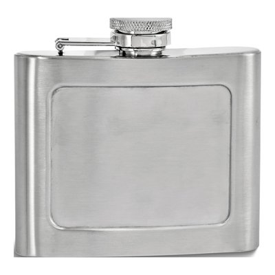 Engravable Stainless Steel 5 oz Flask