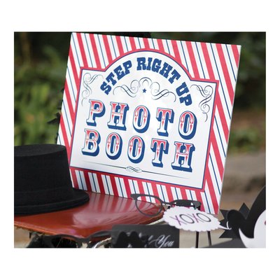 Step Up to the Booth Foam Core Sign