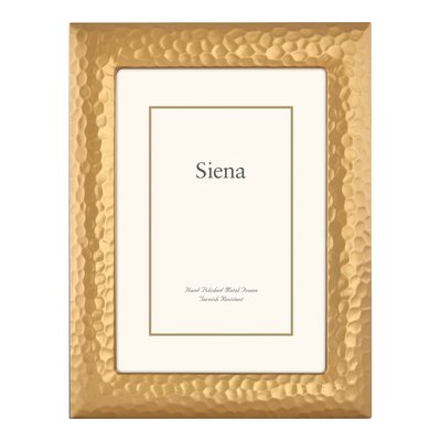 Gold-Tone Hammered 8x10 Photo Frame