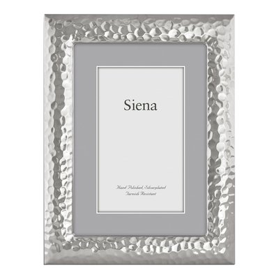 Silver-Plated Hammered 4x6 Photo Frame