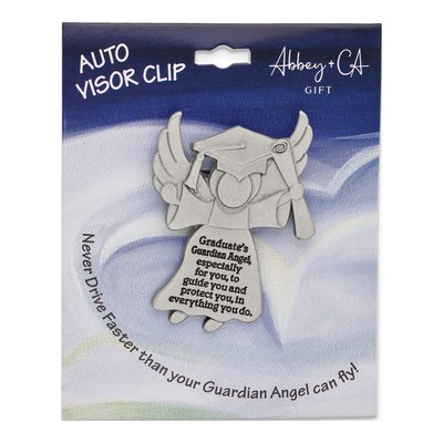 Graduation Guardian Angel Visor Clip – view 3