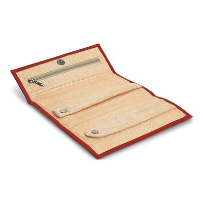 Red Leather Slim Jewelry Wallet – view 2