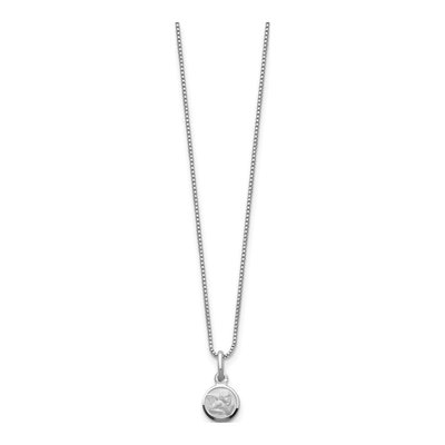 Sterling Silver Angel Pendant Necklace – view 3