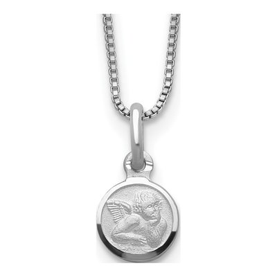 Sterling Silver Angel Pendant Necklace