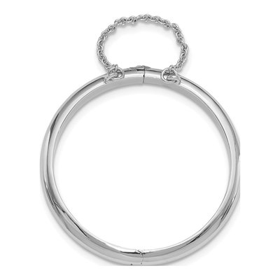 Sterling Silver Baby Bangle Bracelet – view 2