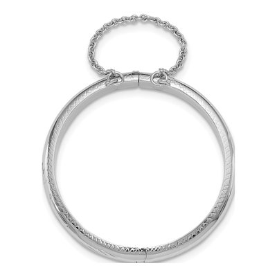 Sterling Silver Baby Bangle Bracelet – view 2