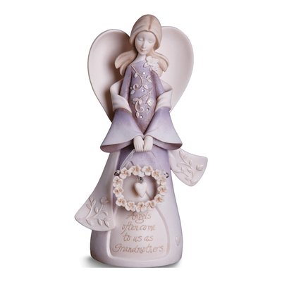 Foundations Grandmother Angel Stone Resin Figurine