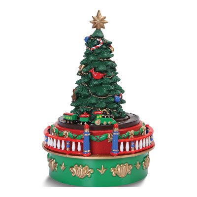 Mini Carnival Christmas Tree Music Box - Deck the Halls