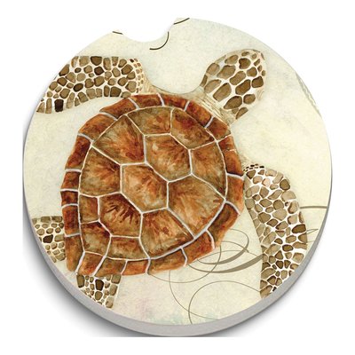 Sea Turtle Absorbent Stone Car Coaster