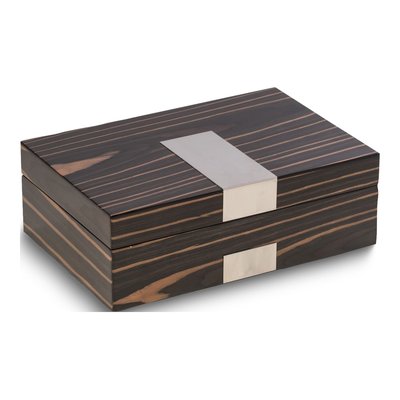 Ebony Wood 4-Watch & Jewelry Box – view 2
