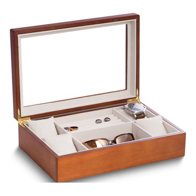 Wooden 4-Watch Case